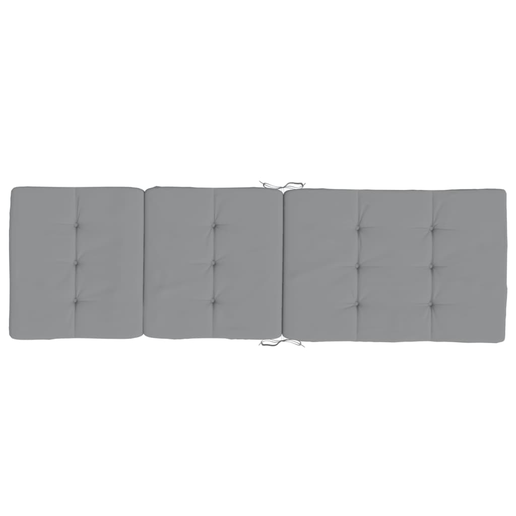 Liegestuhl-Auflagen 2 Stk. Creme Oxford-Gewebe