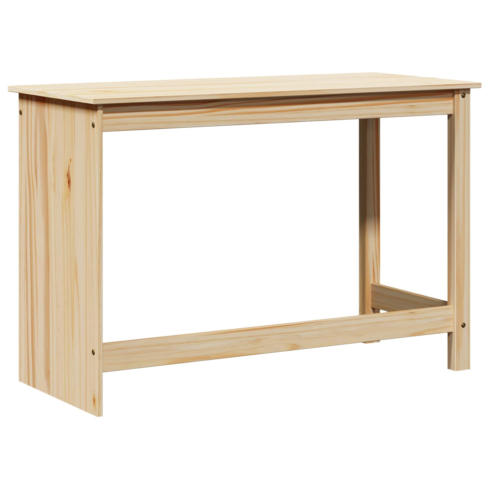 Schreibtisch Honigbraun 112 x 50 x 75 cm Massivholz Kiefer