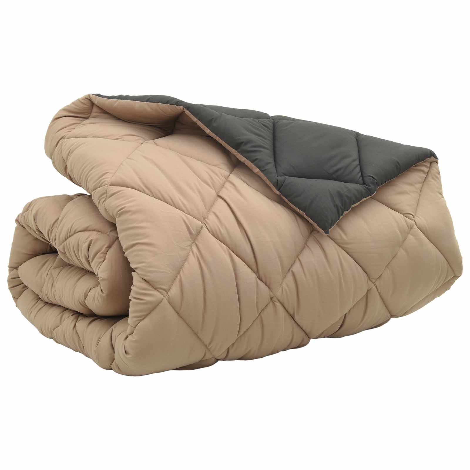 Winterbettdecke Anthrazit 135 x 200 cm Mikrofaser