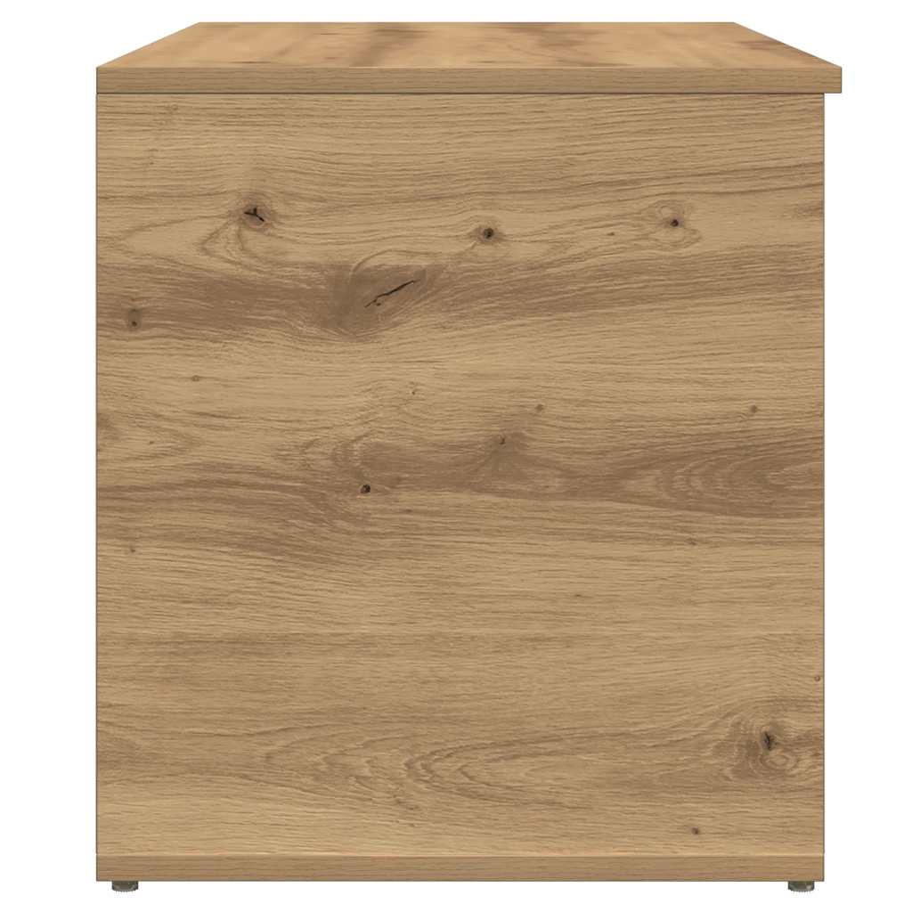 Aufbewahrungstruhe Weiß 84x42x46 cm Holzwerkstoff