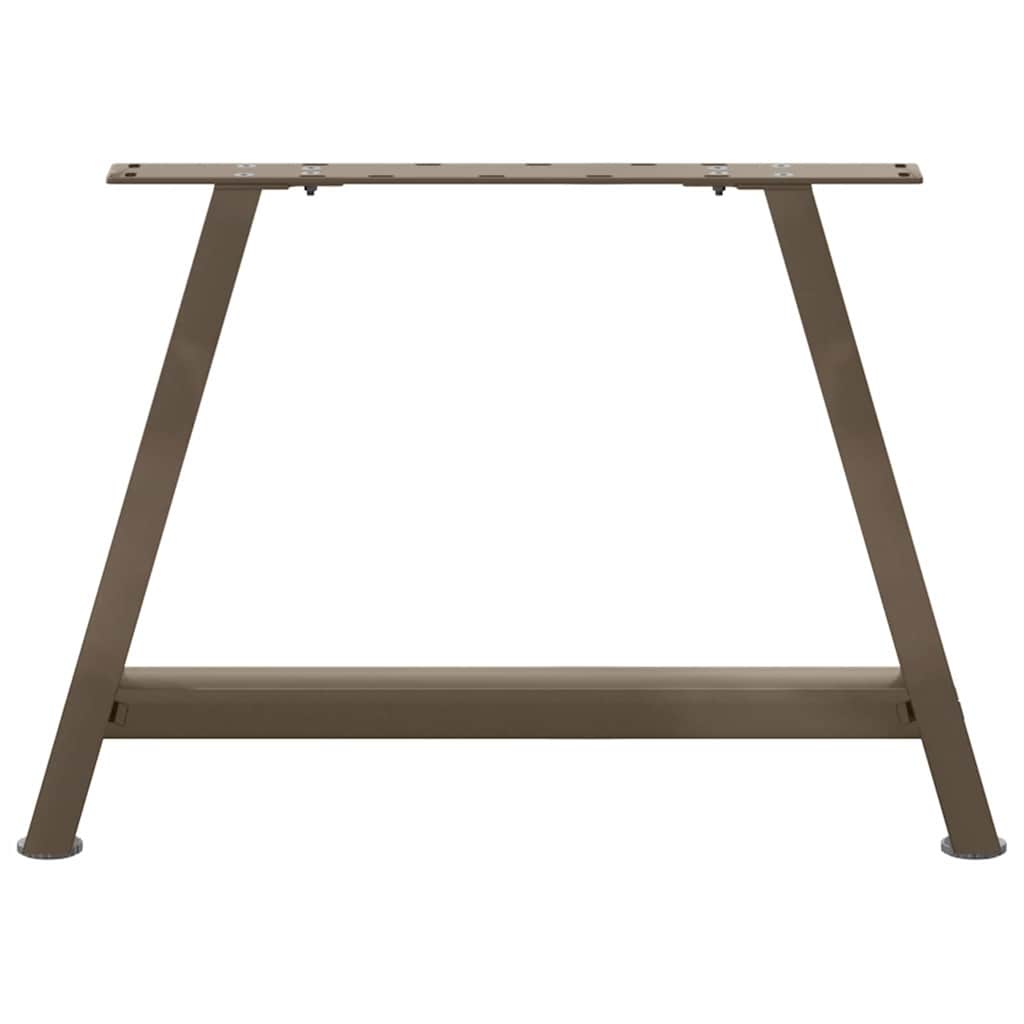 Couchtischbeine A-Form 2 Stk. 30x(30-31) cm Stahl