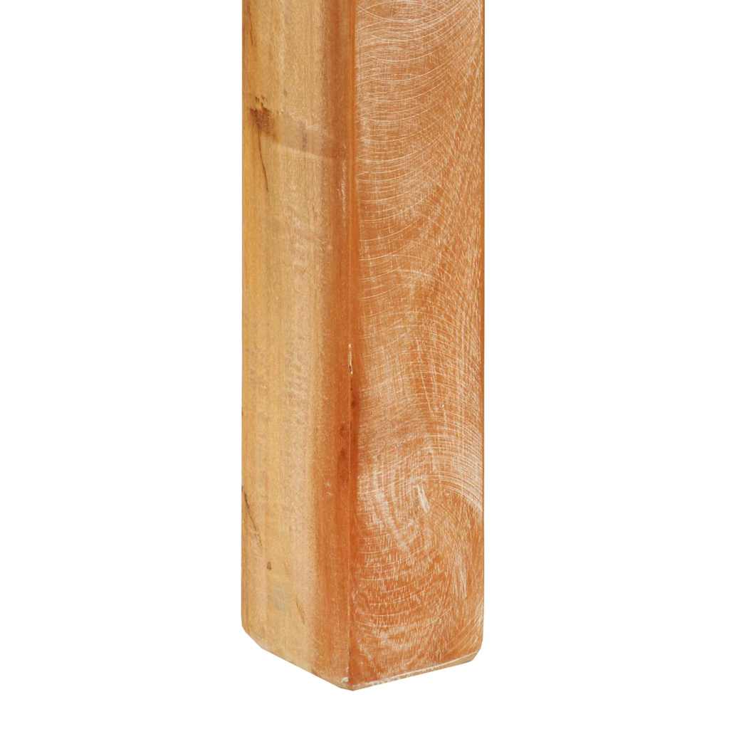 Konsolentisch 110x35x76 cm Raues Mangoholz