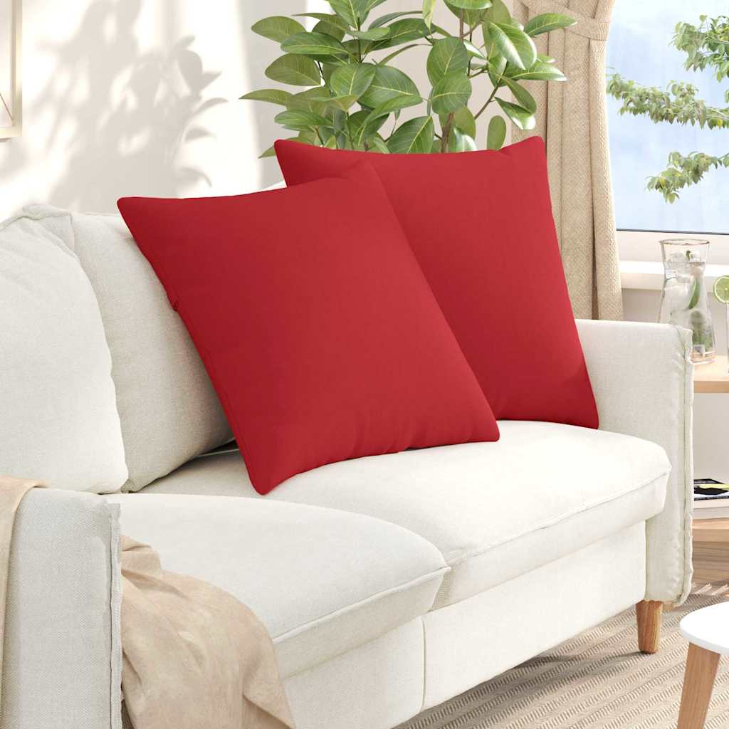 Sofakissen 2 pcs Hellgrau 50 x 30 cm Stoff