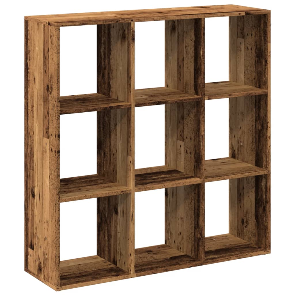 Bücherregal Weiß 137,5x29x137,5 cm Holzwerkstoff