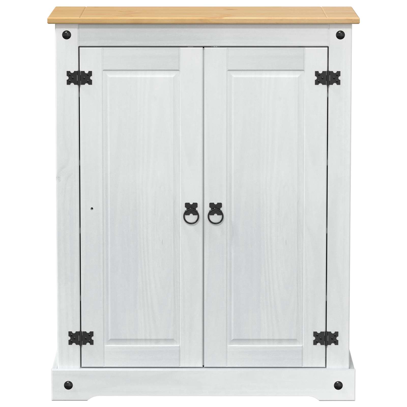 Schuhschrank Corona 86x38,5x108 cm Massivholz Kiefer