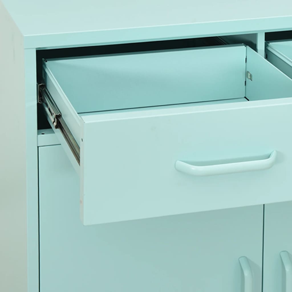Lagerschrank Olivgrün 80x35x101,5 cm Stahl