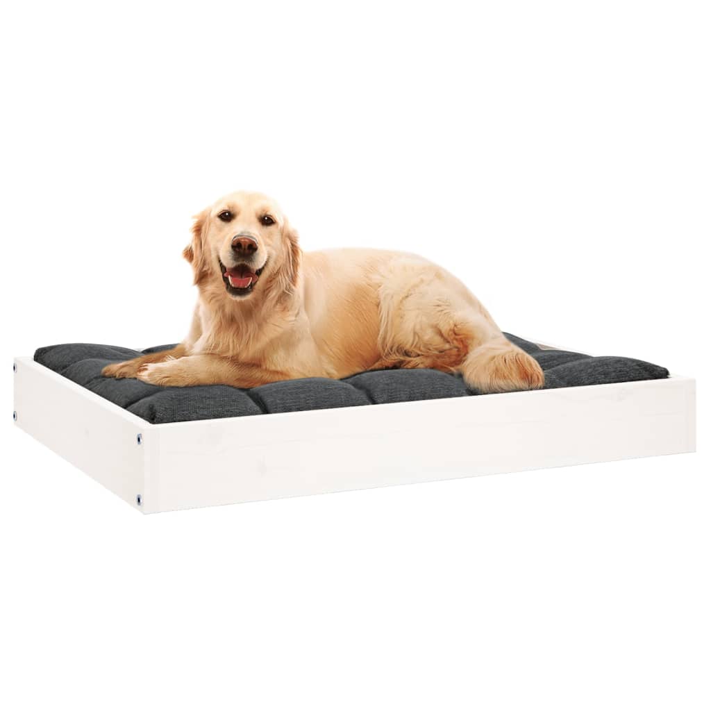Hundebett 51,5x44x9 cm Massivholz Kiefer