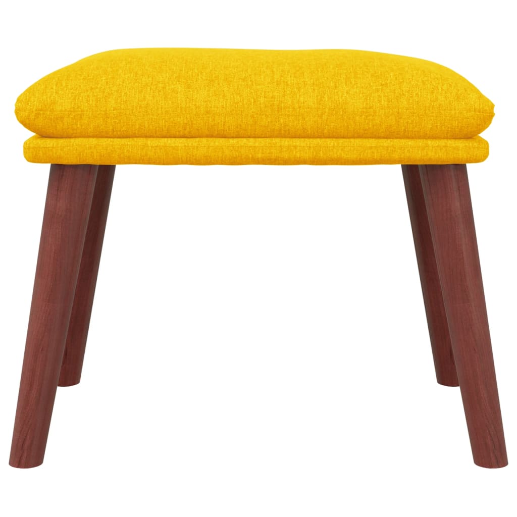 Fußhocker Hellgrau 45x29,5x35 cm Stoff