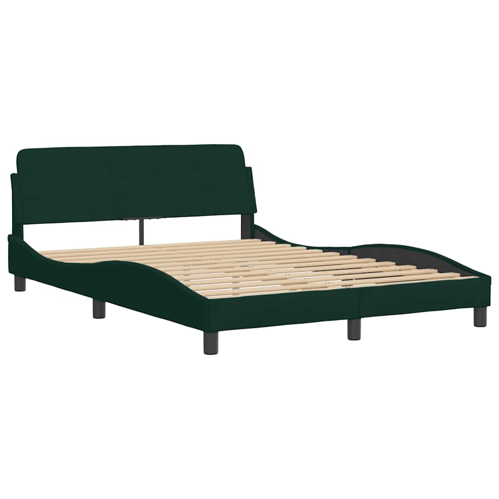 Bett mit Matratze "Dover" Hellgrau 80x200 cm Samt