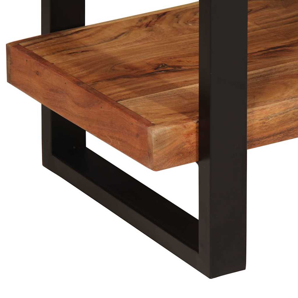 Bücherregal mit 4 Böden 80x40x180 cm Altholz Massiv
