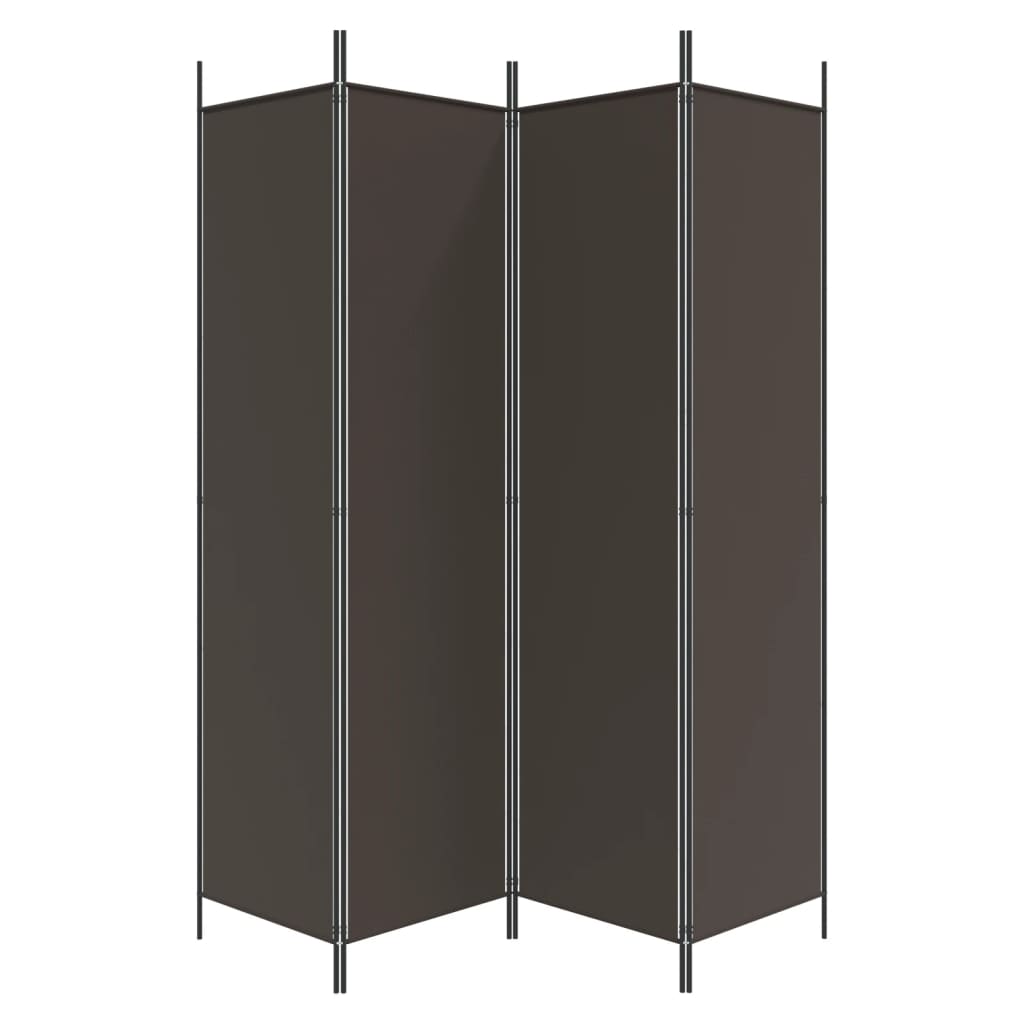 3-tlg. Paravent Schwarz 150x200 cm Stoff