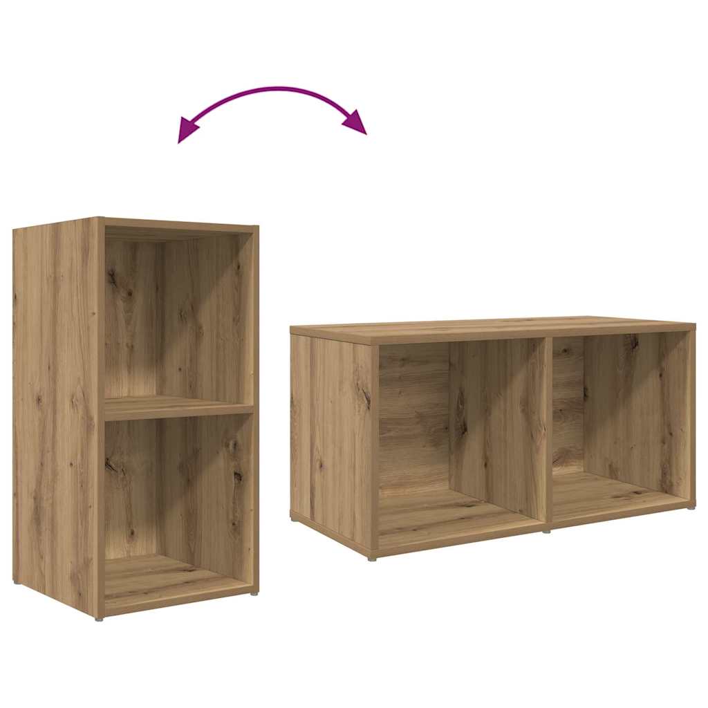 3-tlg. TV-Schrank-Set Weiß Holzwerkstoff