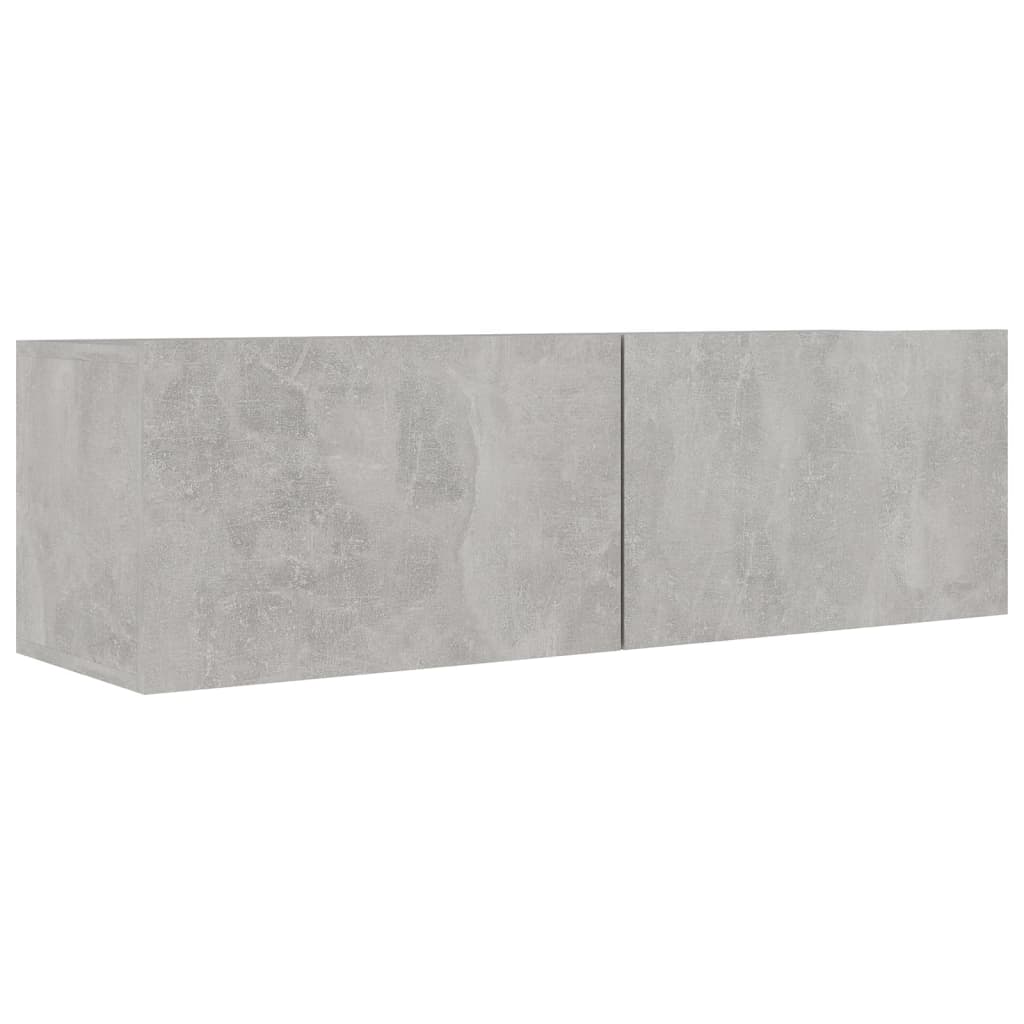 4-tlg. TV-Schrank-Set Weiß Holzwerkstoff