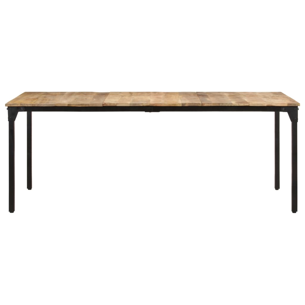 Esstisch 140x70x76 cm Raues Mangoholz