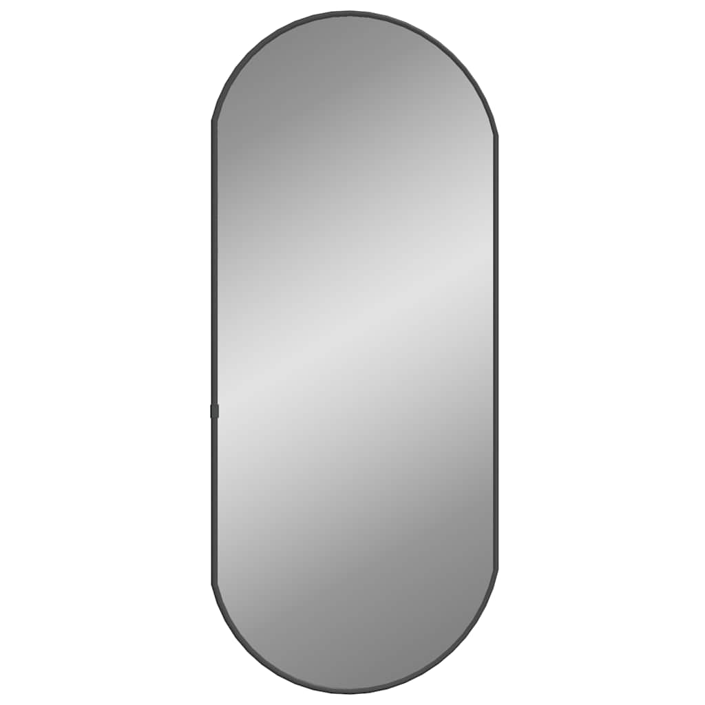 Wandspiegel Silbern 50x20 cm Oval