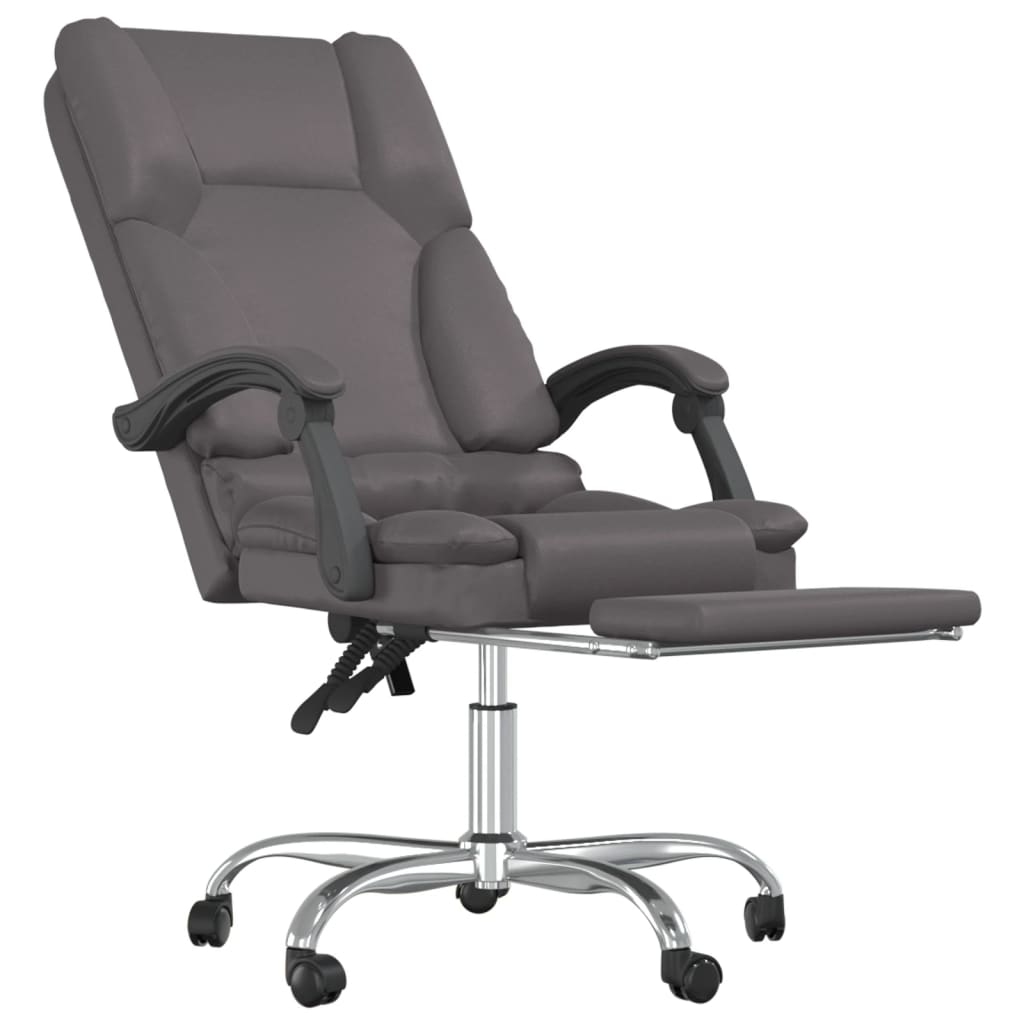 Bürostuhl mit Massagefunktion Schwarz Kunstleder