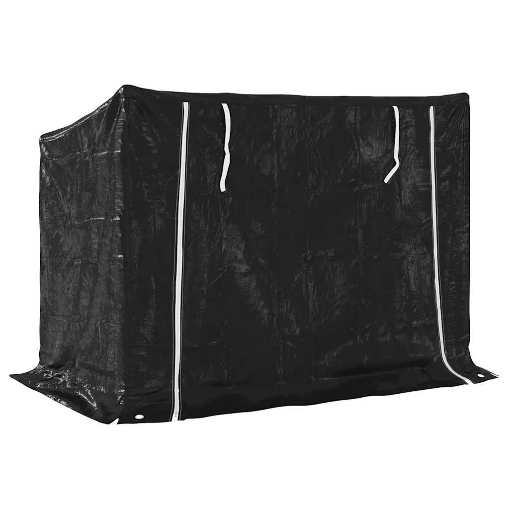 Brennholzregal mit Regenschutz 100,5x40,5x110,5 cm