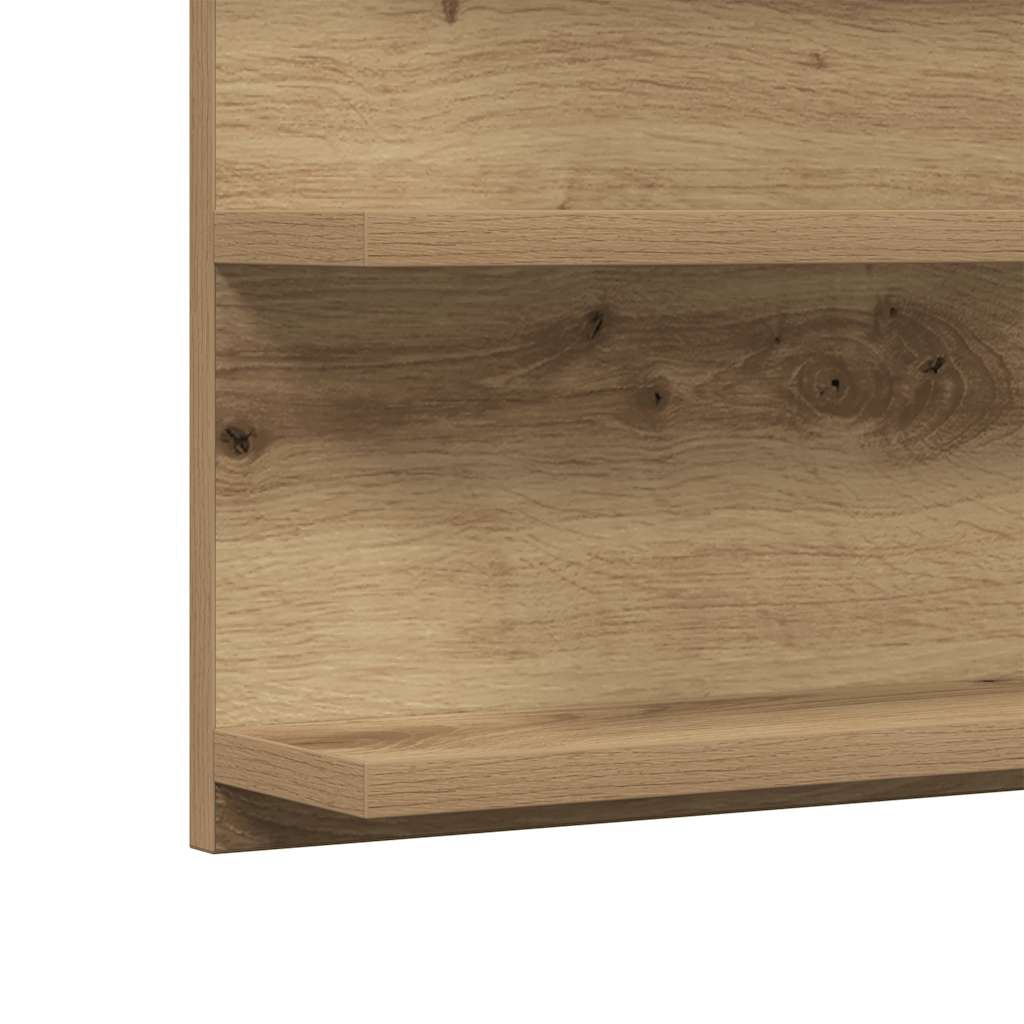 Badspiegel Weiß 90x10,5x45 cm Holzwerkstoff