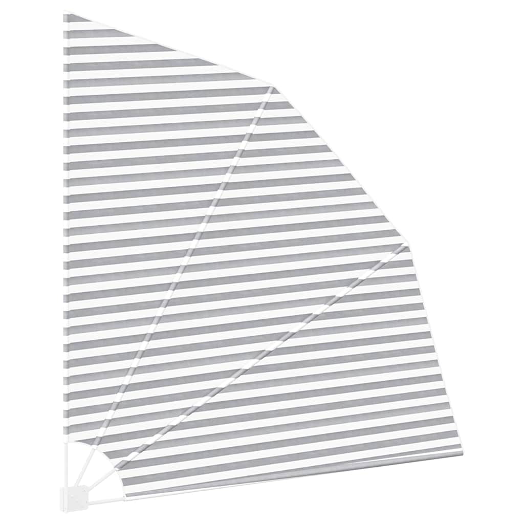 Faltbarer Balkonfächer Grau 210×210 cm