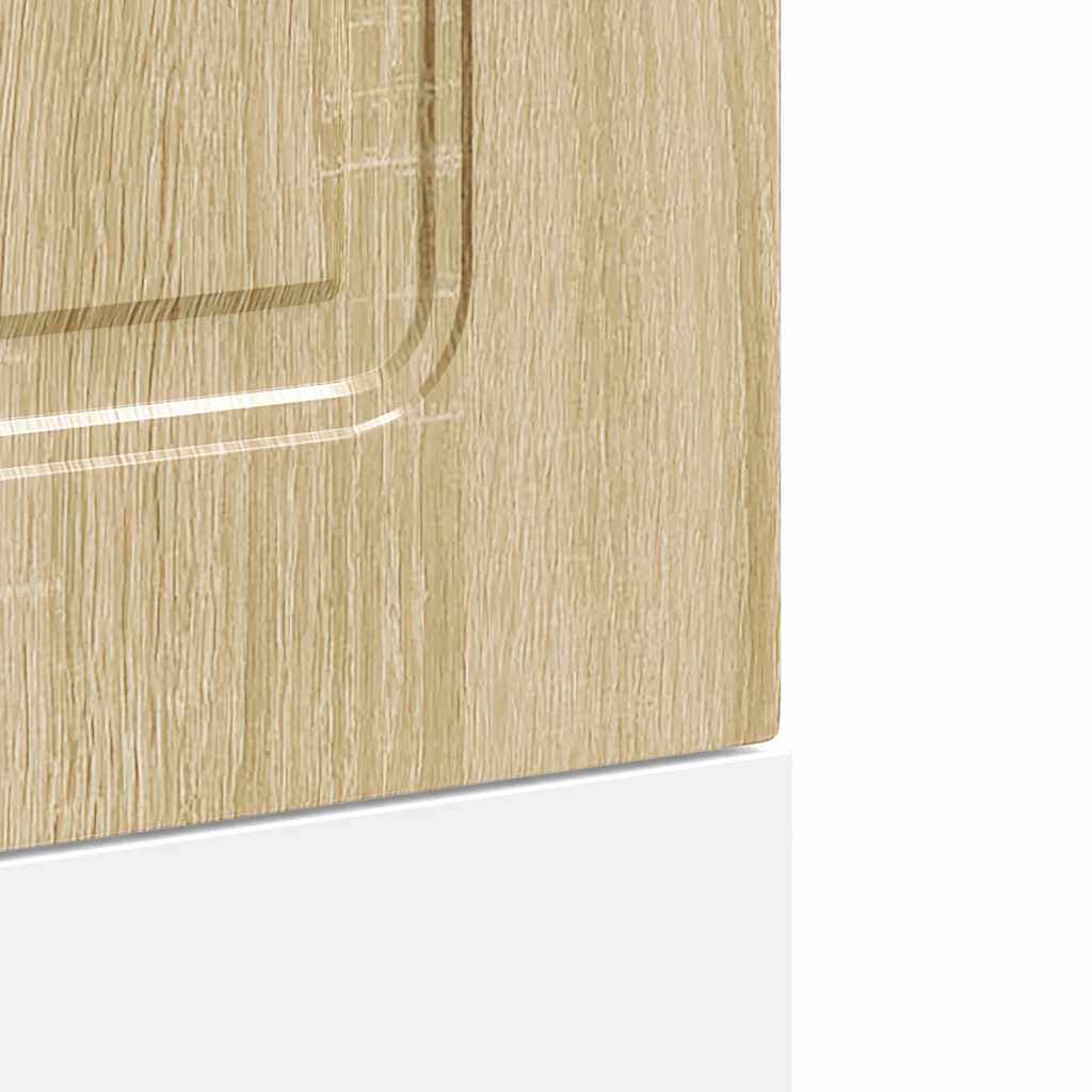 Herdumbauschränke 2 Stk. Kalmar Weiß Holzwerkstoff