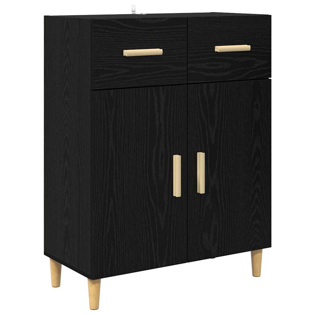 Highboard Altholz 69,5 x 34 x 180 cm Holzwerkstoff