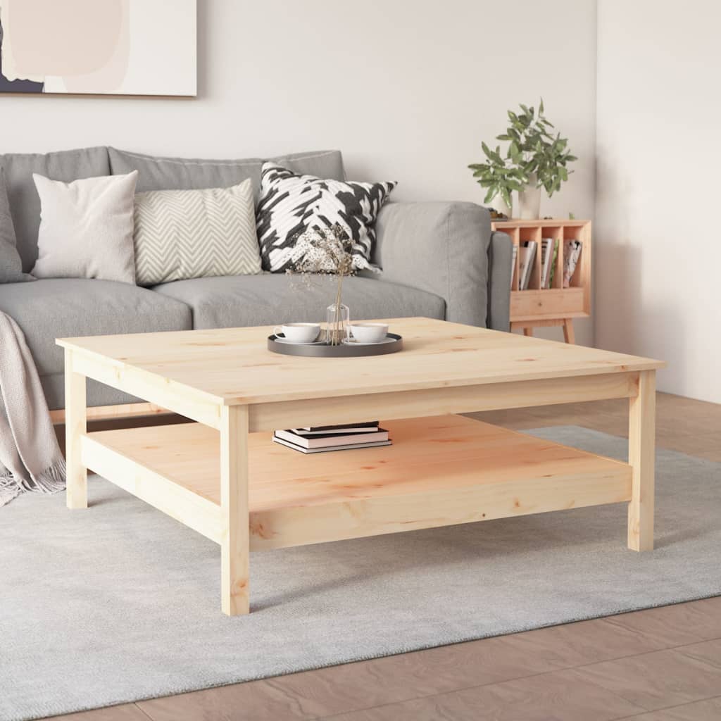Couchtisch 45 x 45 x 40 cm Massivholz Kiefer
