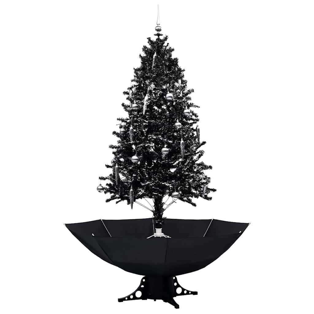 Schneiender Weihnachtsbaum mit Schirmfuß Grün 75 cm