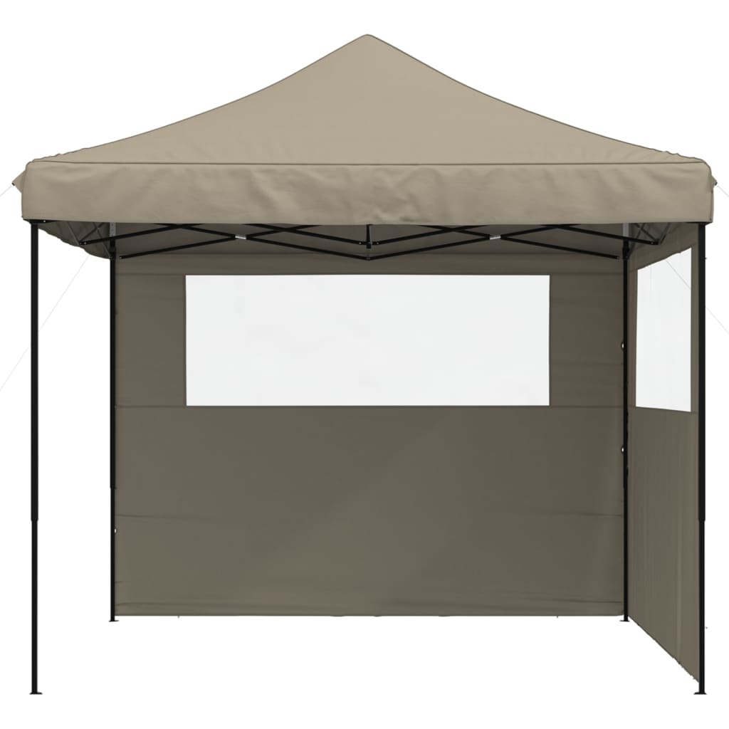 Partyzelt Faltbar Pop-Up Schwarz 292x292x315 cm