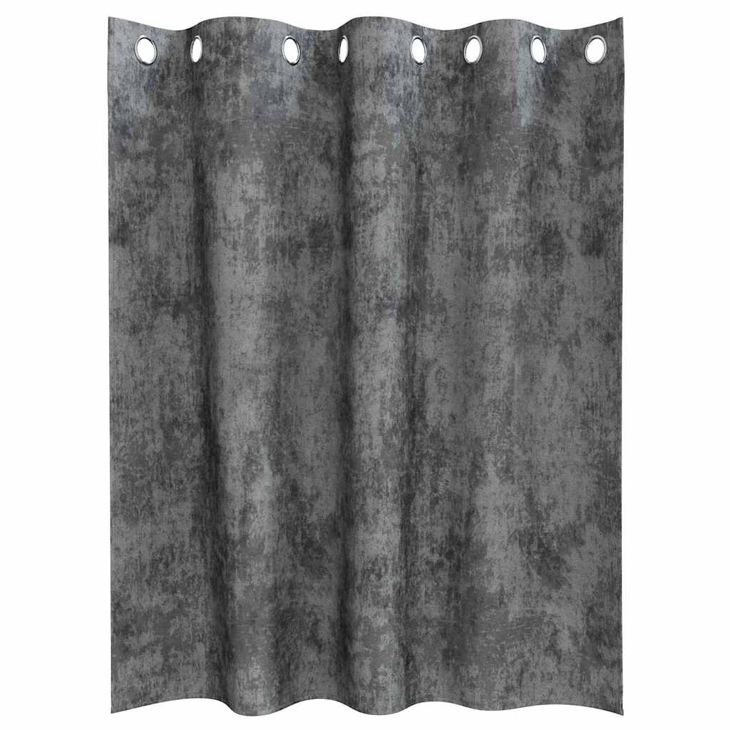 Samtvorhänge mit Vorhängen 2 pcs Weinrot 140 x 140 cm Samt