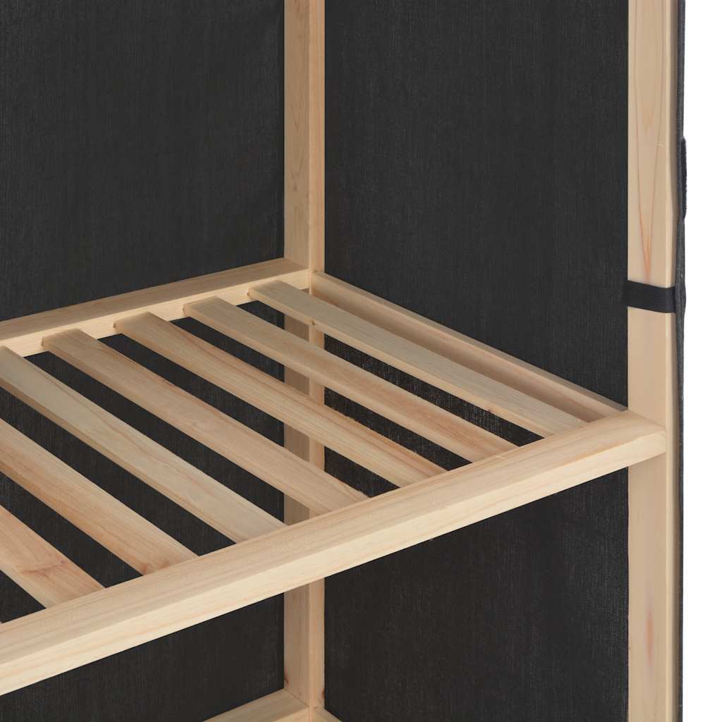 Kleiderschrank Weiß 135 x 40 x 170 cm Stoff