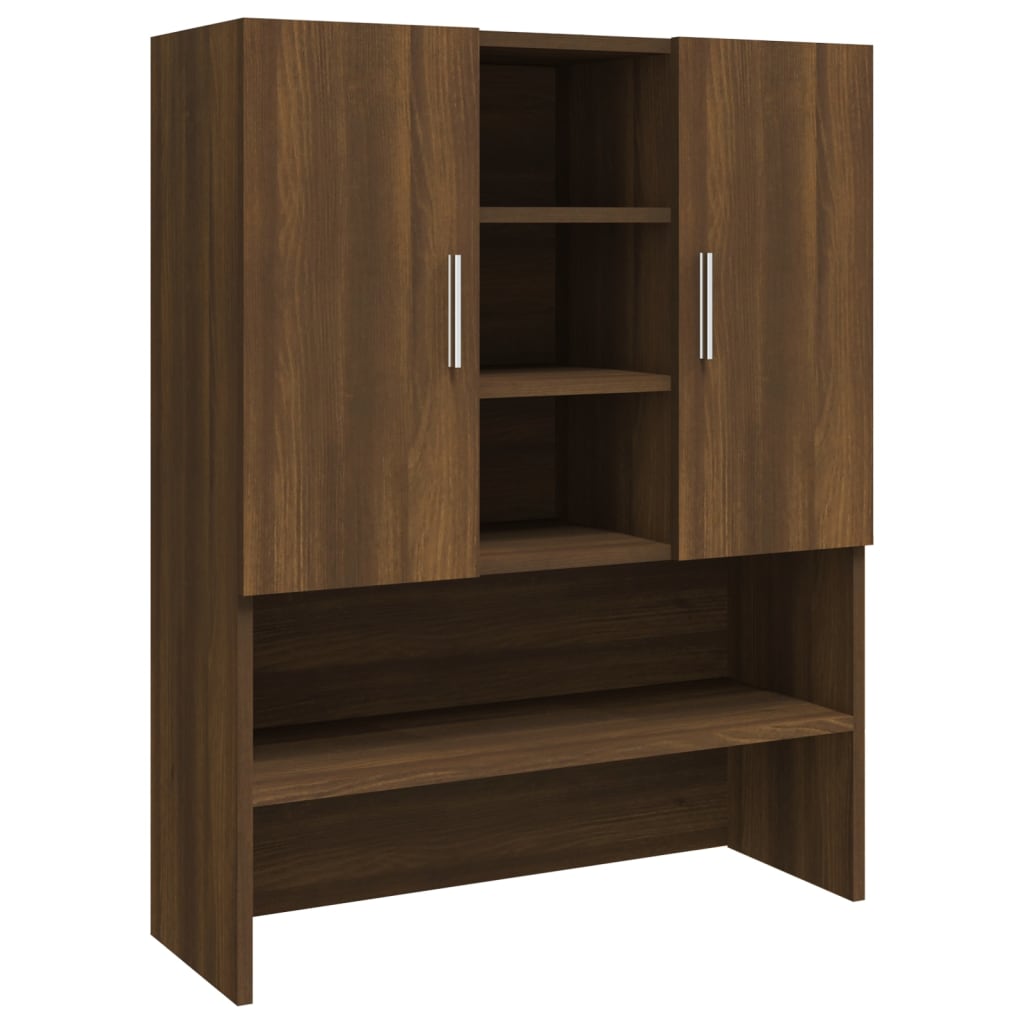 Waschmaschinenschrank Weiß 70,5x25,5x90 cm