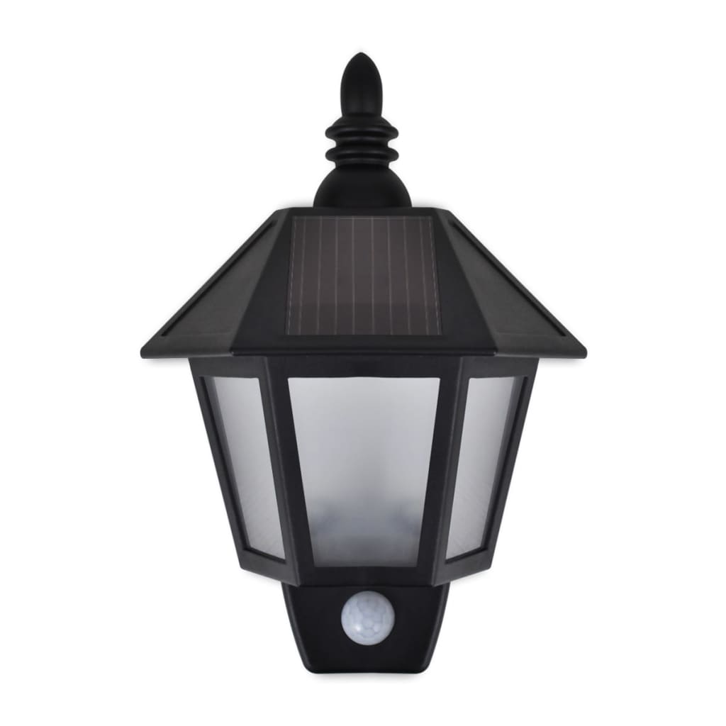 Solarwandleuchte mit Bewegungssensor
