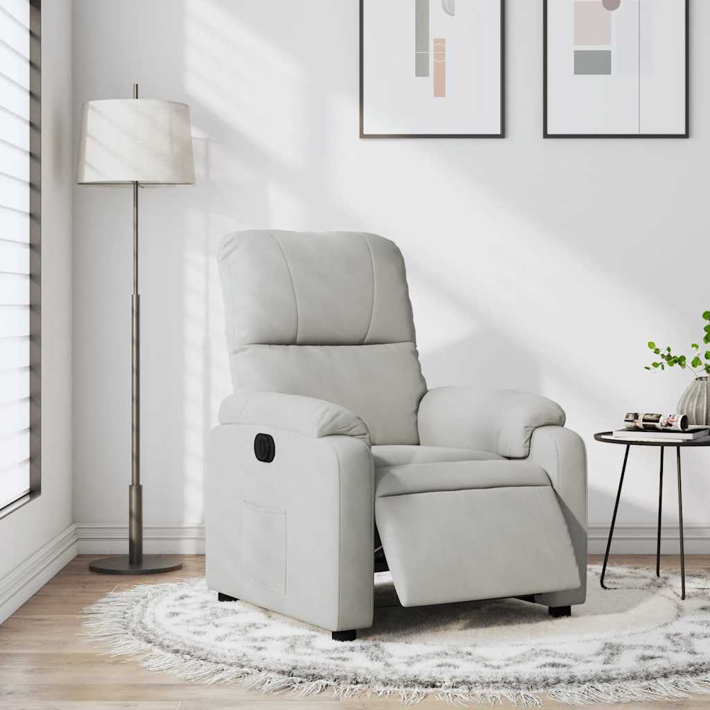 Relaxsessel Elektrisch Braun Mikrofasergewebe