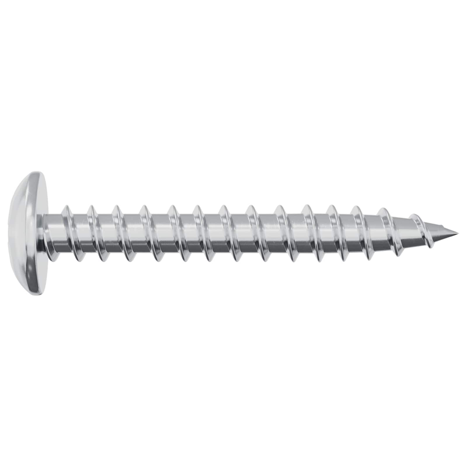 Holzschraube 2 pcs Silber M4 x 28 mm Eisen