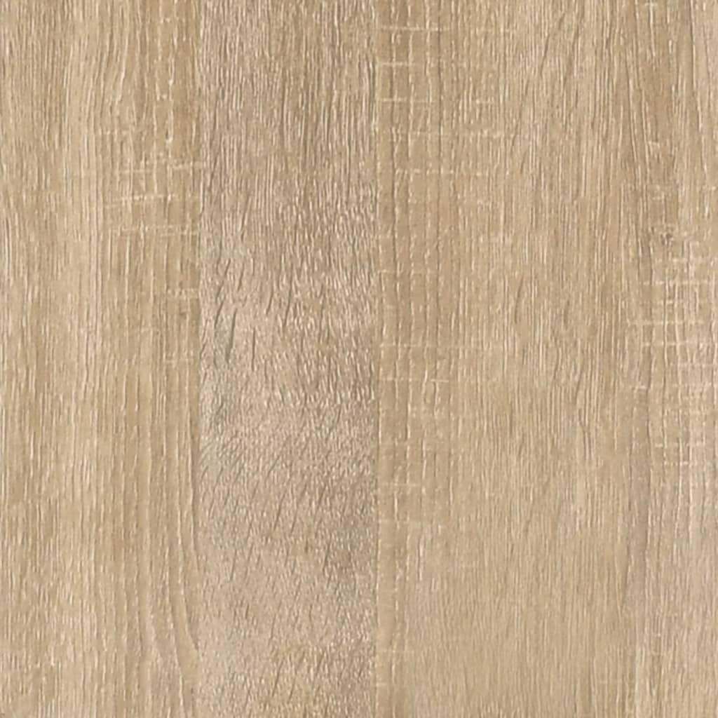 Bücherregal Schwarz 40x33x70,5 cm Holzwerkstoff und Stahl