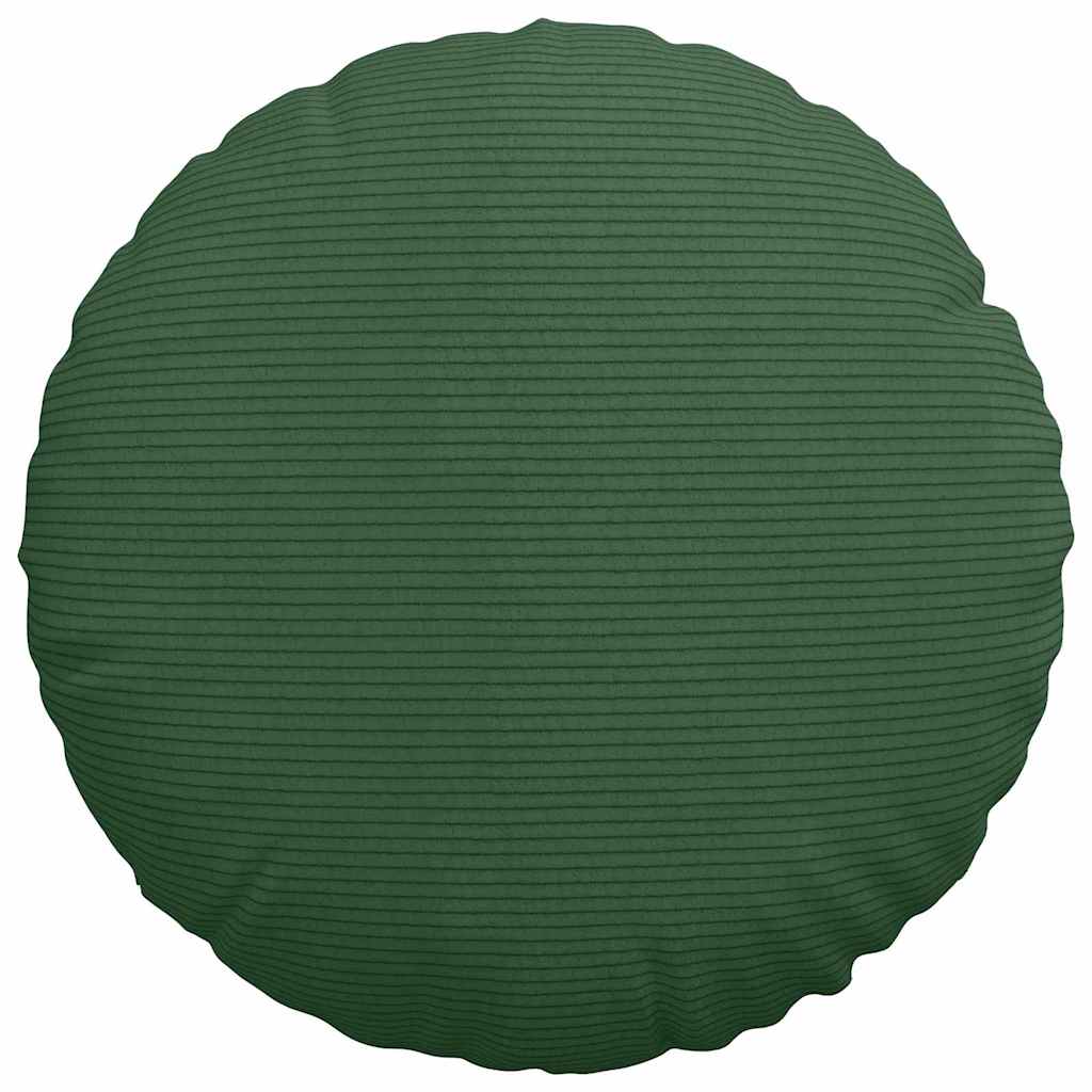 Sitzkissen 2 pcs Hellgrau Ø30 x 13 cm Cordstoff