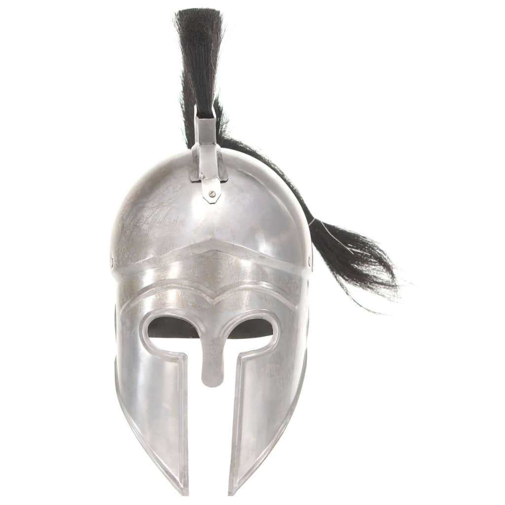 Preußische Pickelhaube Antik Replik für LARP Schwarz Stahl
