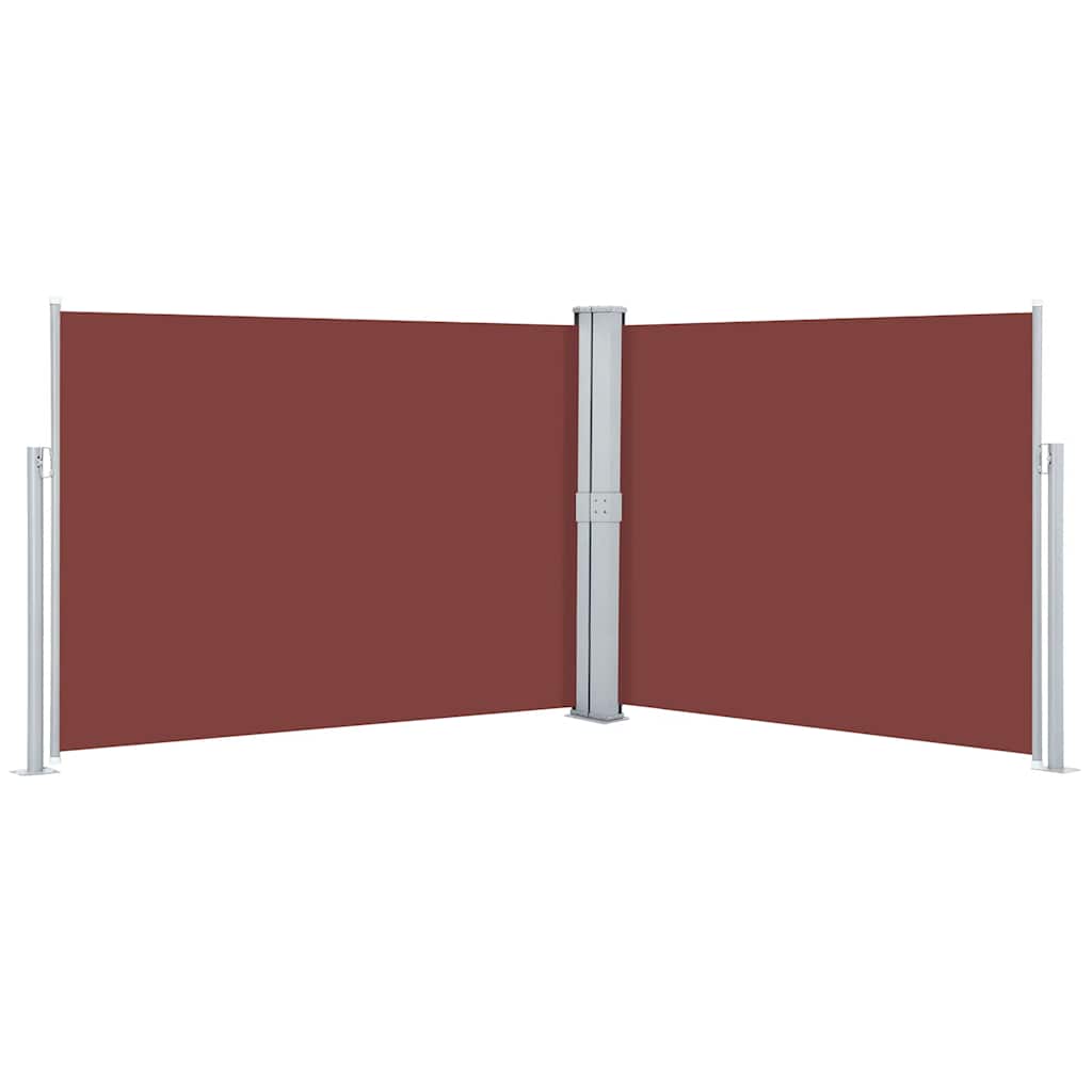 Ausziehbare Seitenmarkise 160×600 cm Braun