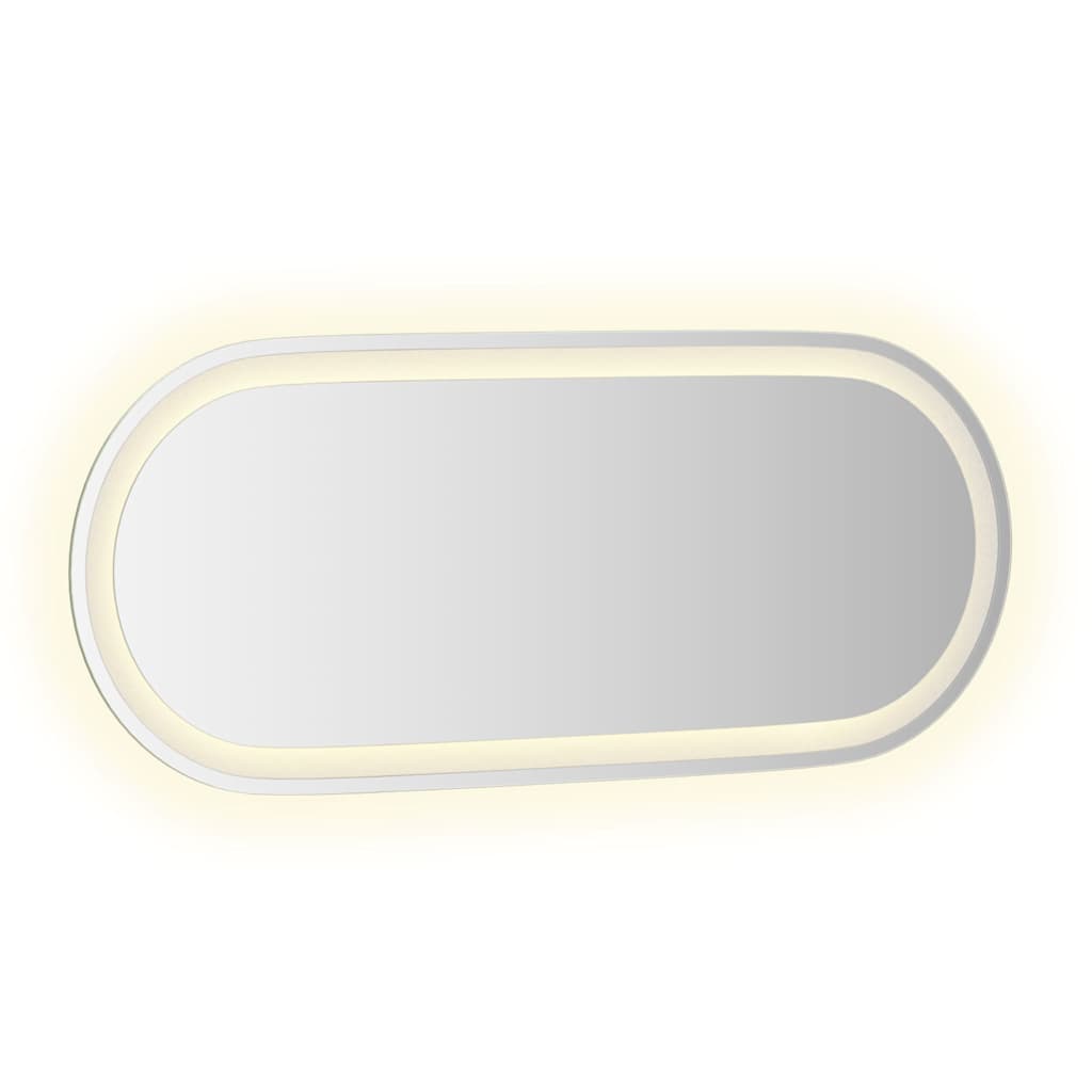 LED-Badspiegel 40x15 cm Oval