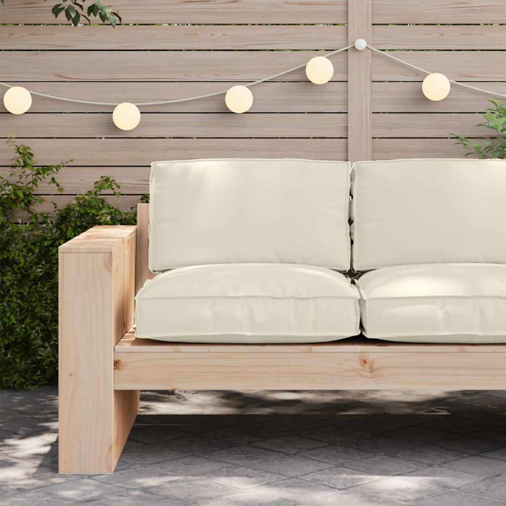 Kissen Anthrazit 80 x 80 x 12 cm Oxford-Stoff