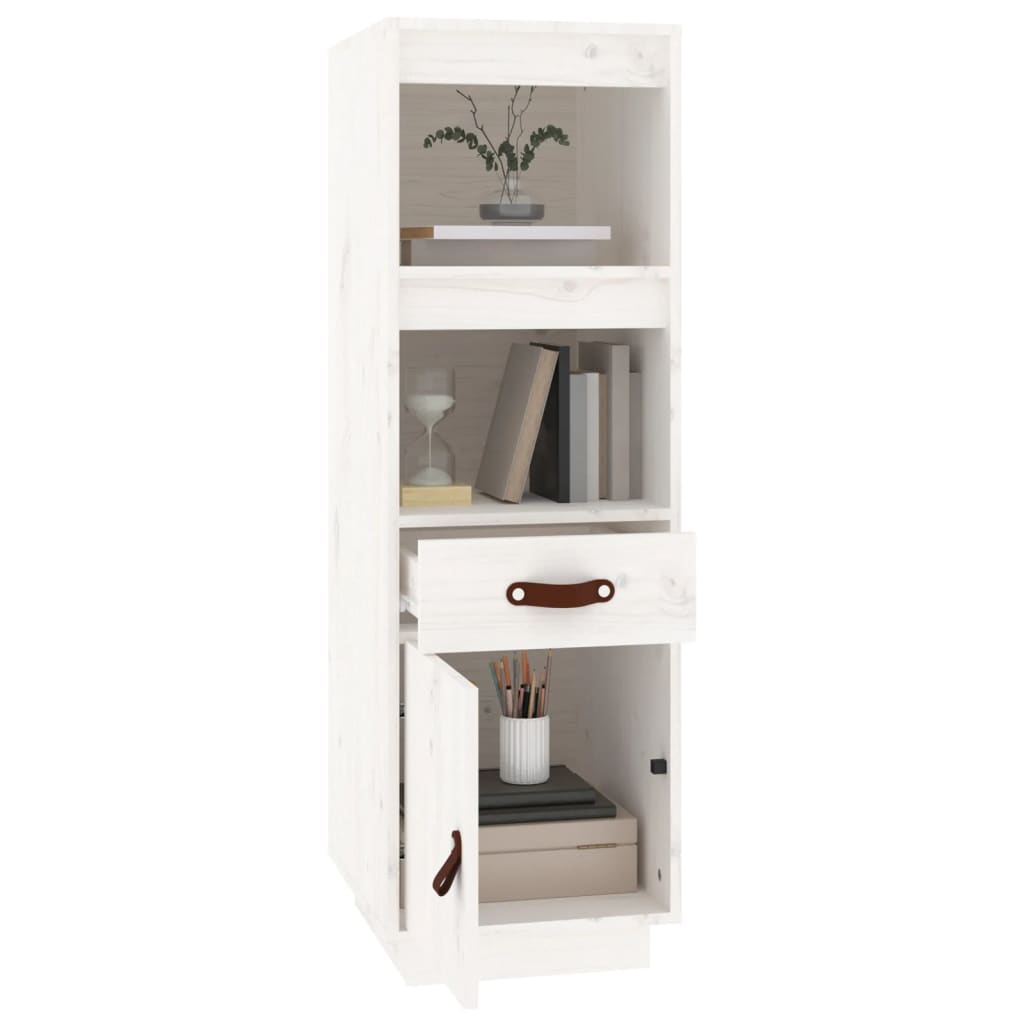 Highboard 34x40x108,5 cm Massivholz Kiefer