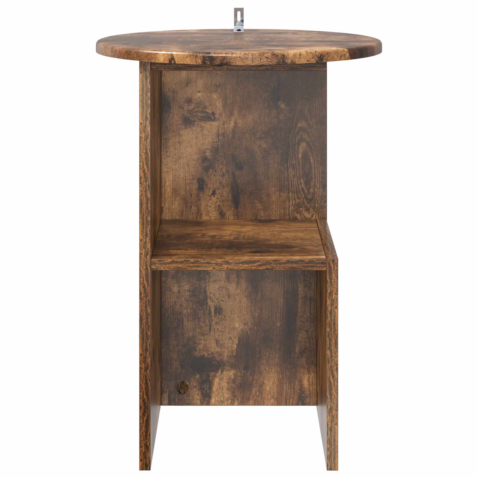 Beistelltisch Weiß Ø 39,5 x 55 cm Holzwerkstoff
