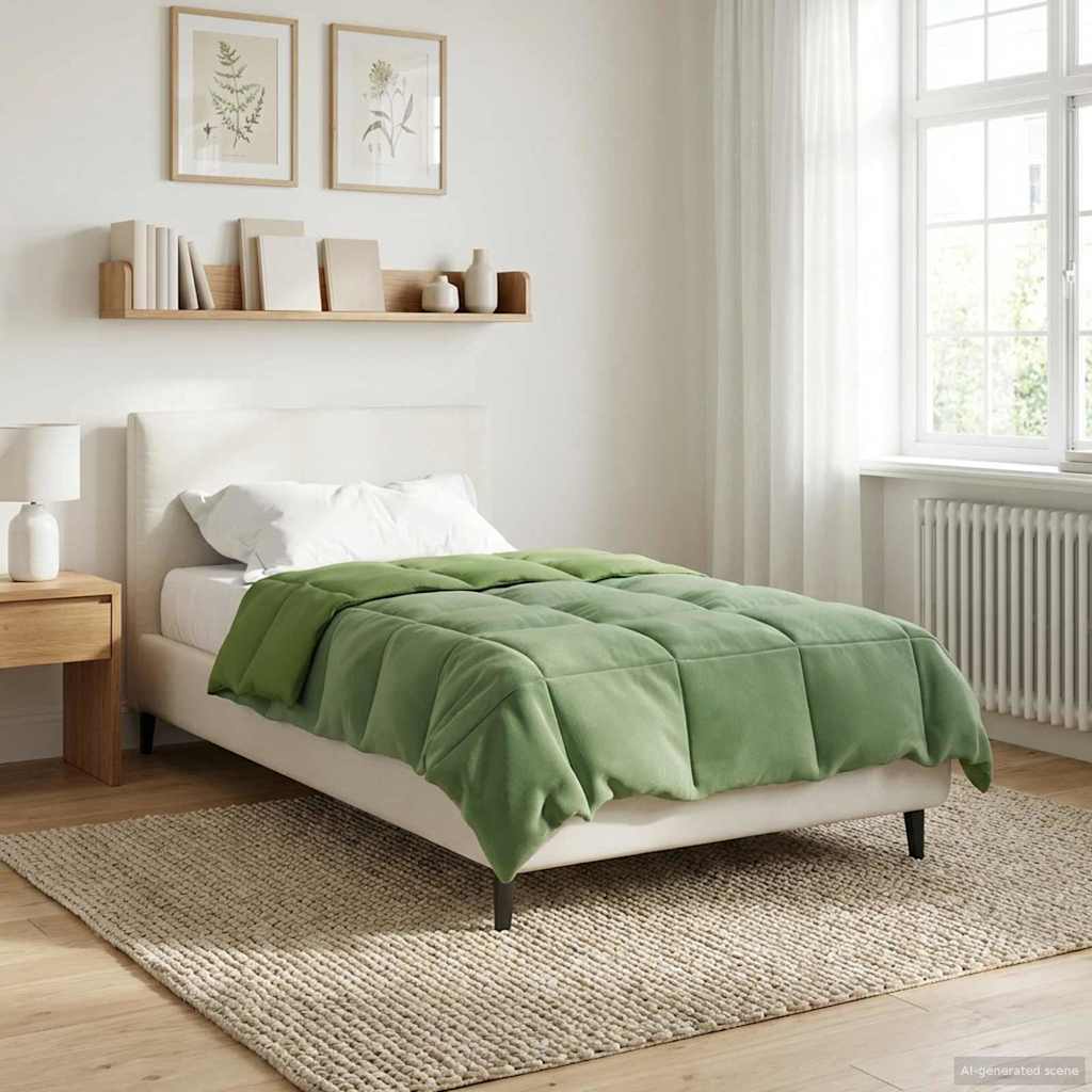Ganzjahresbettdecke Anthrazit 135 x 200 cm Mikrofaser
