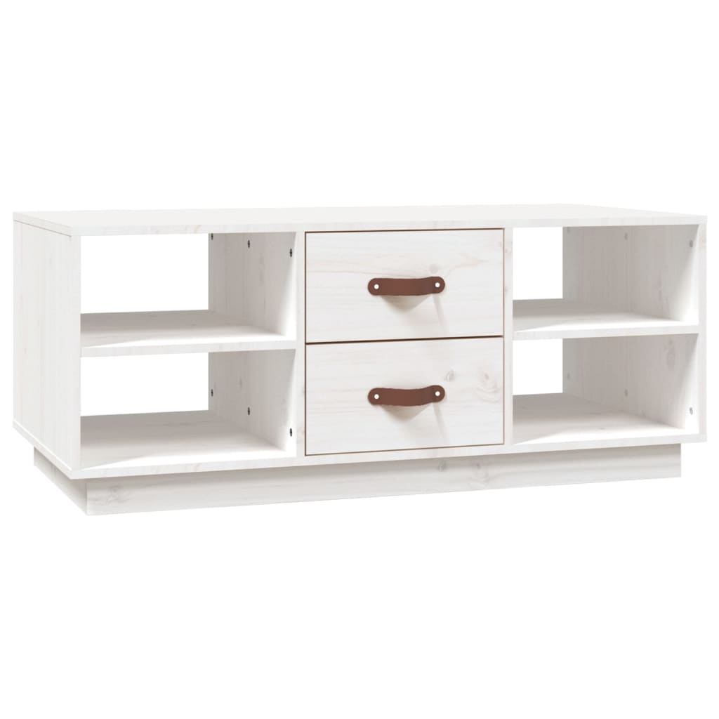 Couchtisch 100x50x41 cm Massivholz Kiefer