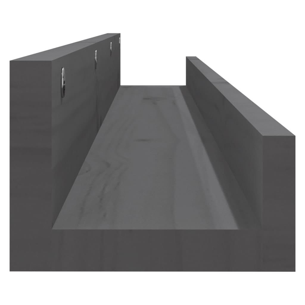 Wandregale 2 Stk. 50x12x9 cm Massivholz Kiefer