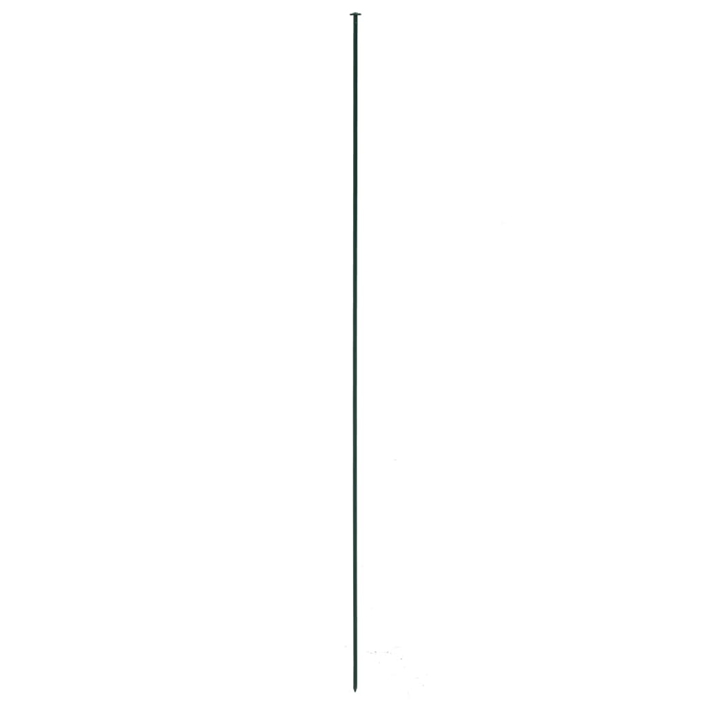Gartenzaun Set Konvex 77,3x26 cm Grün