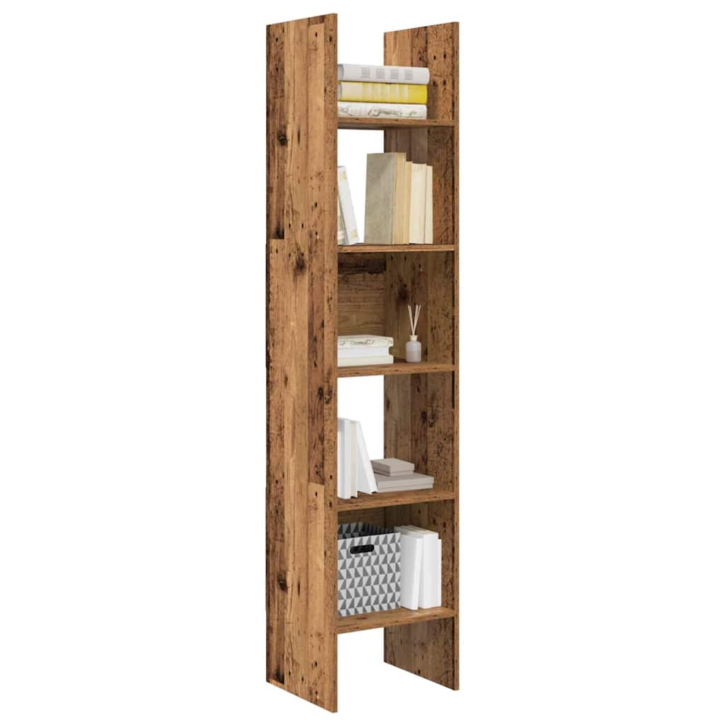 Bücherregal Weiß 40x35x180 cm Holzwerkstoff