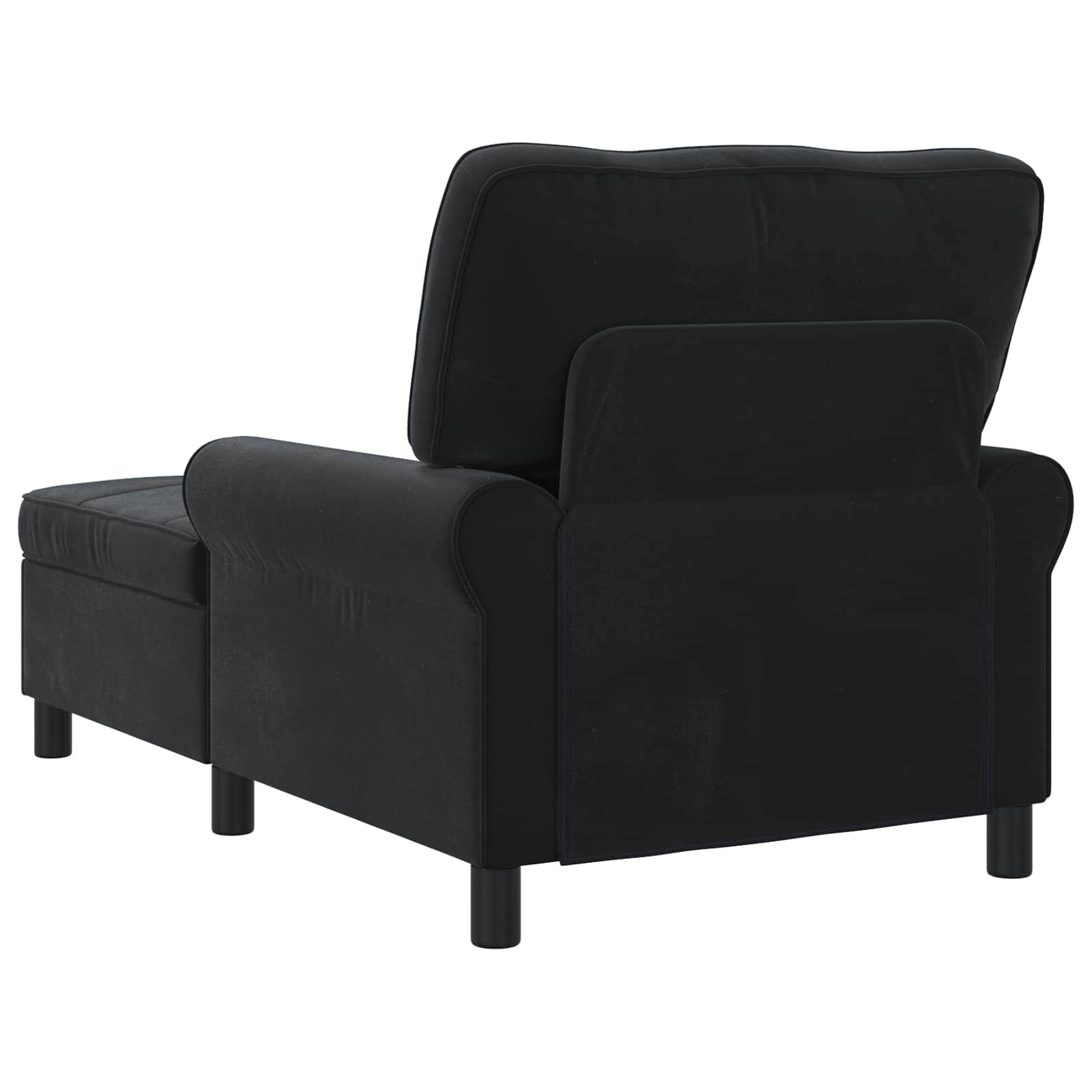 Lounge-Liege mit Kissen Hellgrau 91 x 157 x 91 cm Samt