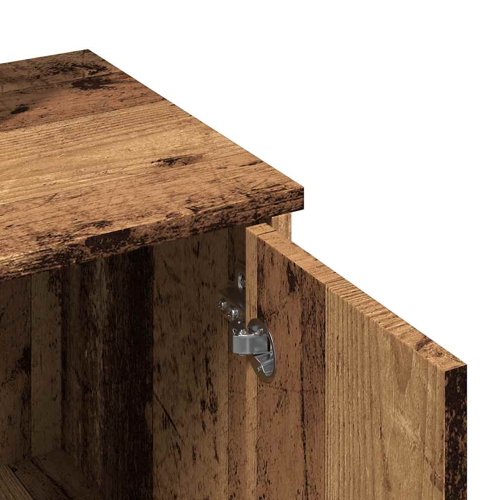 Schminktisch mit Spiegel Weiß 86,5x35x136 cm