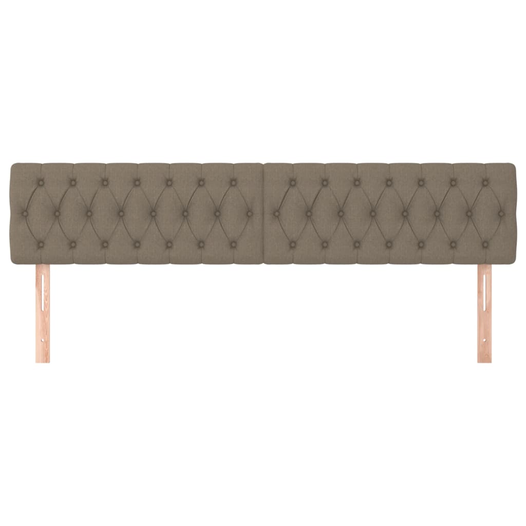 Kopfteil Hellgrau 80x7x118/128 cm Stoff